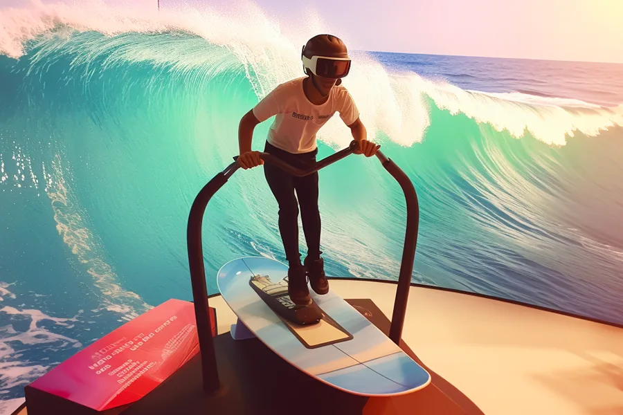 Team building surf VR