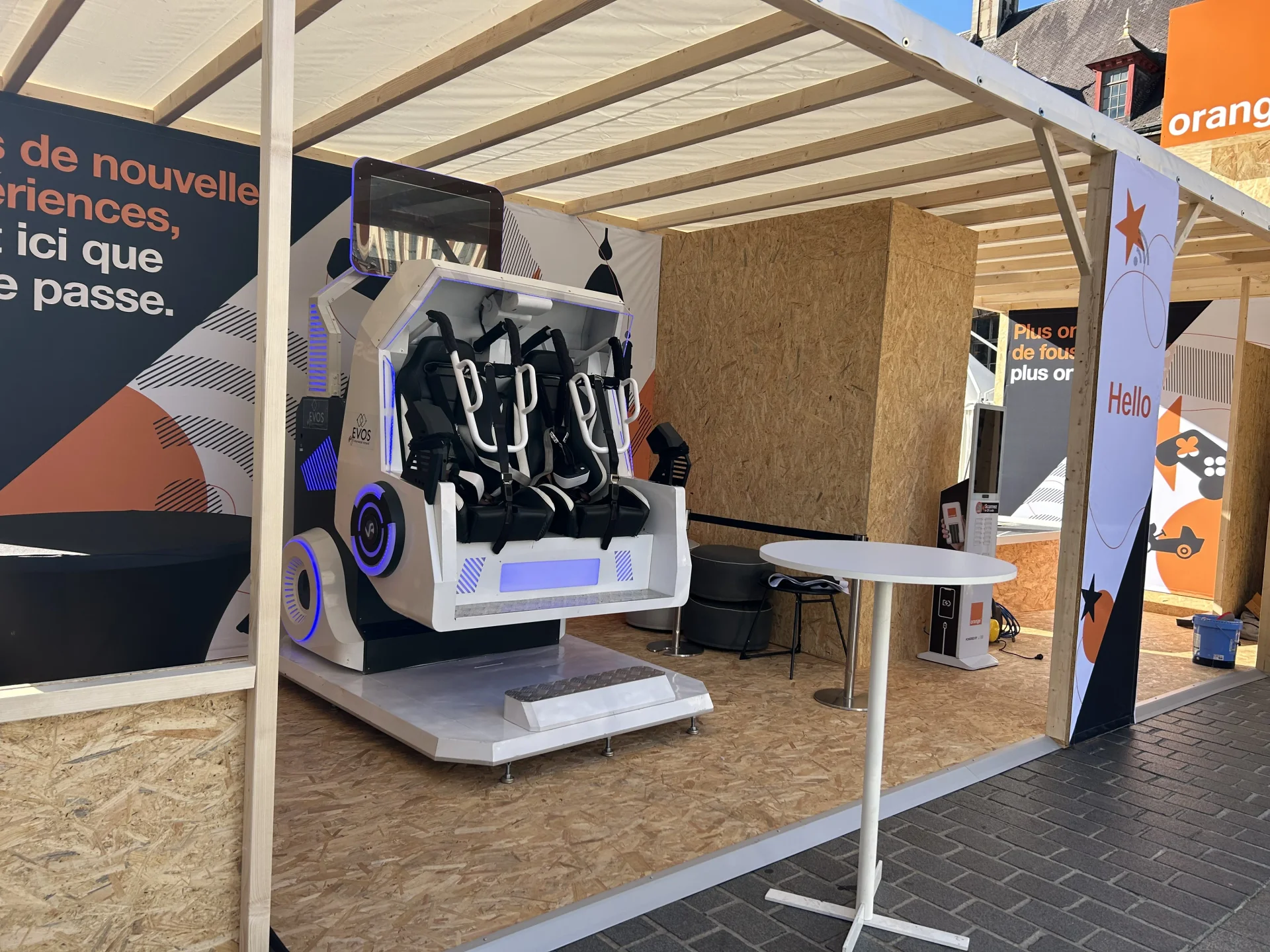 Catalogue complet des simulateurs VR By Evos disponibles à la location