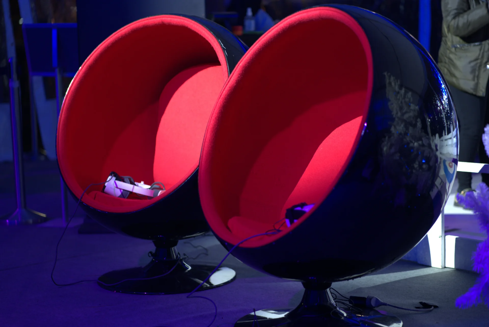 Gamme de simulateurs de réalité virtuelle By Evos en prestation événementielle