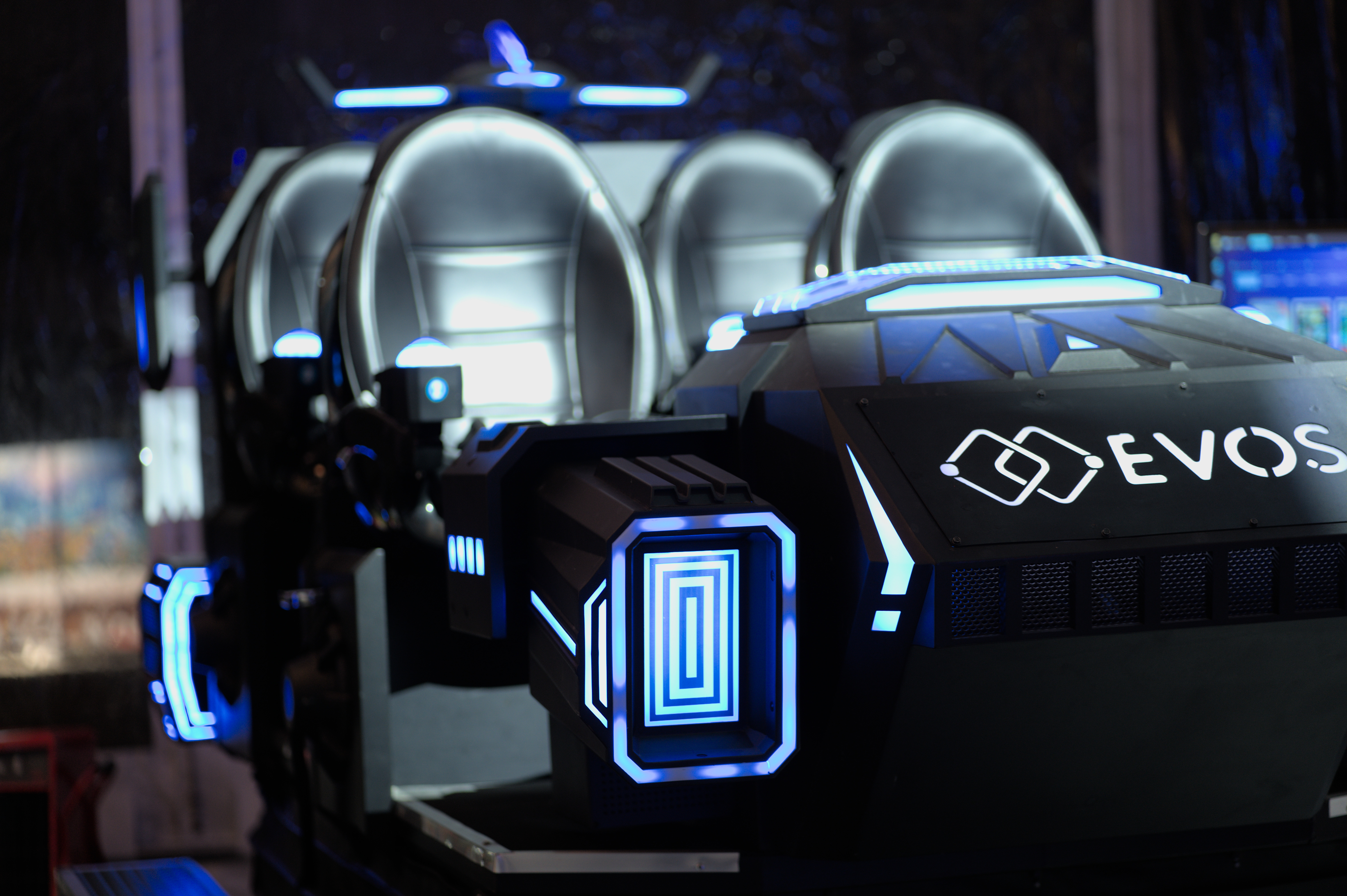 Navette VR By Evos déployée lors d'une animation pour événement d'entreprise en extérieur