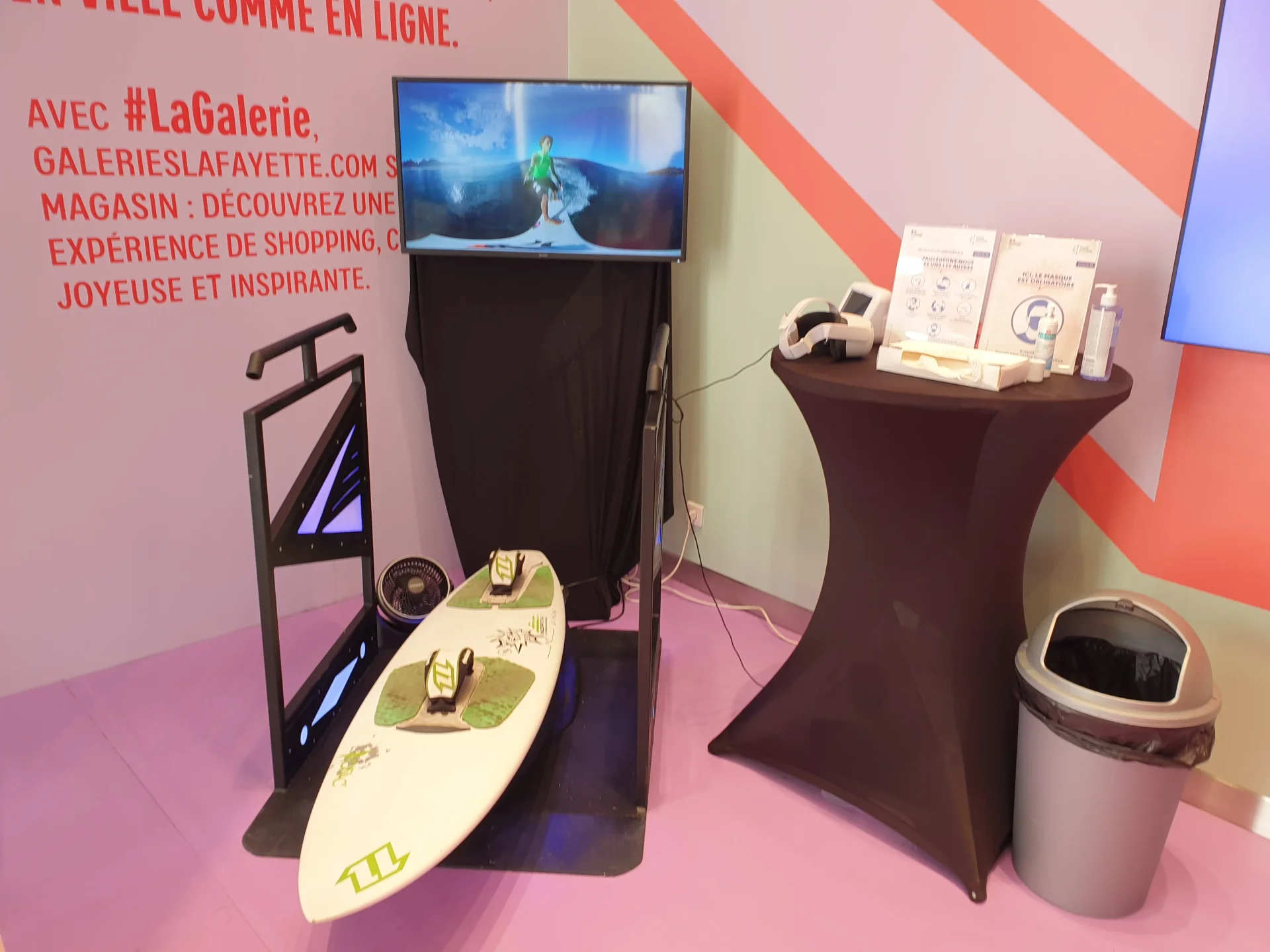 Simulateur VR By Evos en action lors d'une animation événementielle à Bordeaux